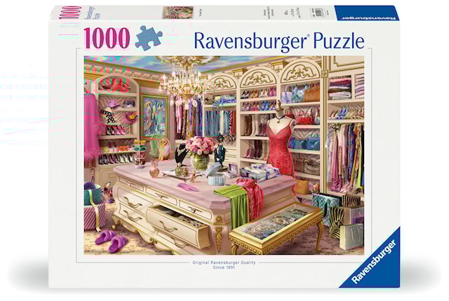 Produktbild 1 för The Coveted Closet Pussel 1000 bitar, Ravensburger