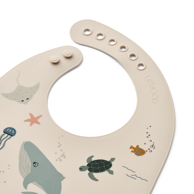 Produktbilde 2 for Tilda Bib Sea creature/Sandy 2-Pack Liewood