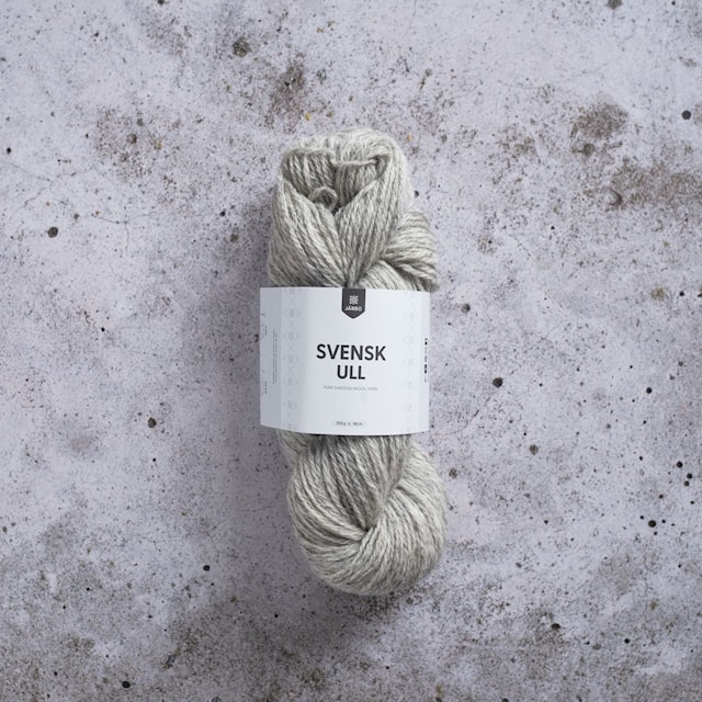Svensk Ull 3 tr 100 g Gotland Grey Järbo