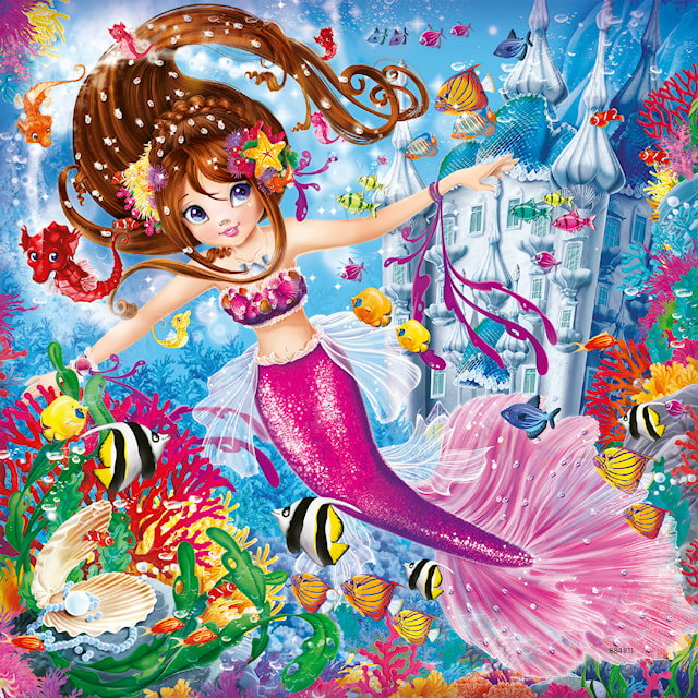 Tuotekuva 2 - Charming mermaids 3x49p Ravensburger