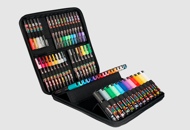 Posca Lahjasetti 60 Kynää Eri Väriä Ja Viivanleveyttä