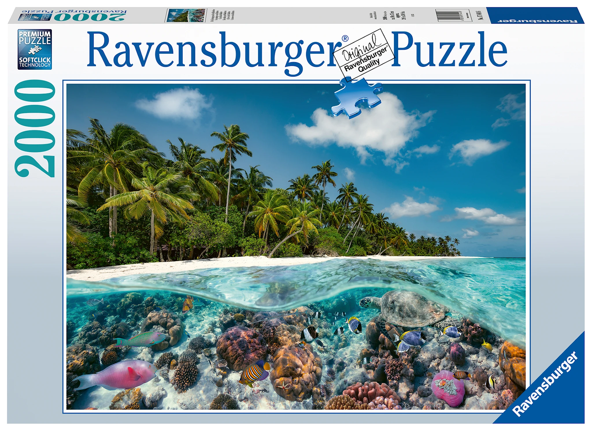 Tuotekuva ille A Dive In The Maldives Palapeli  2000 palaa Ravensburger