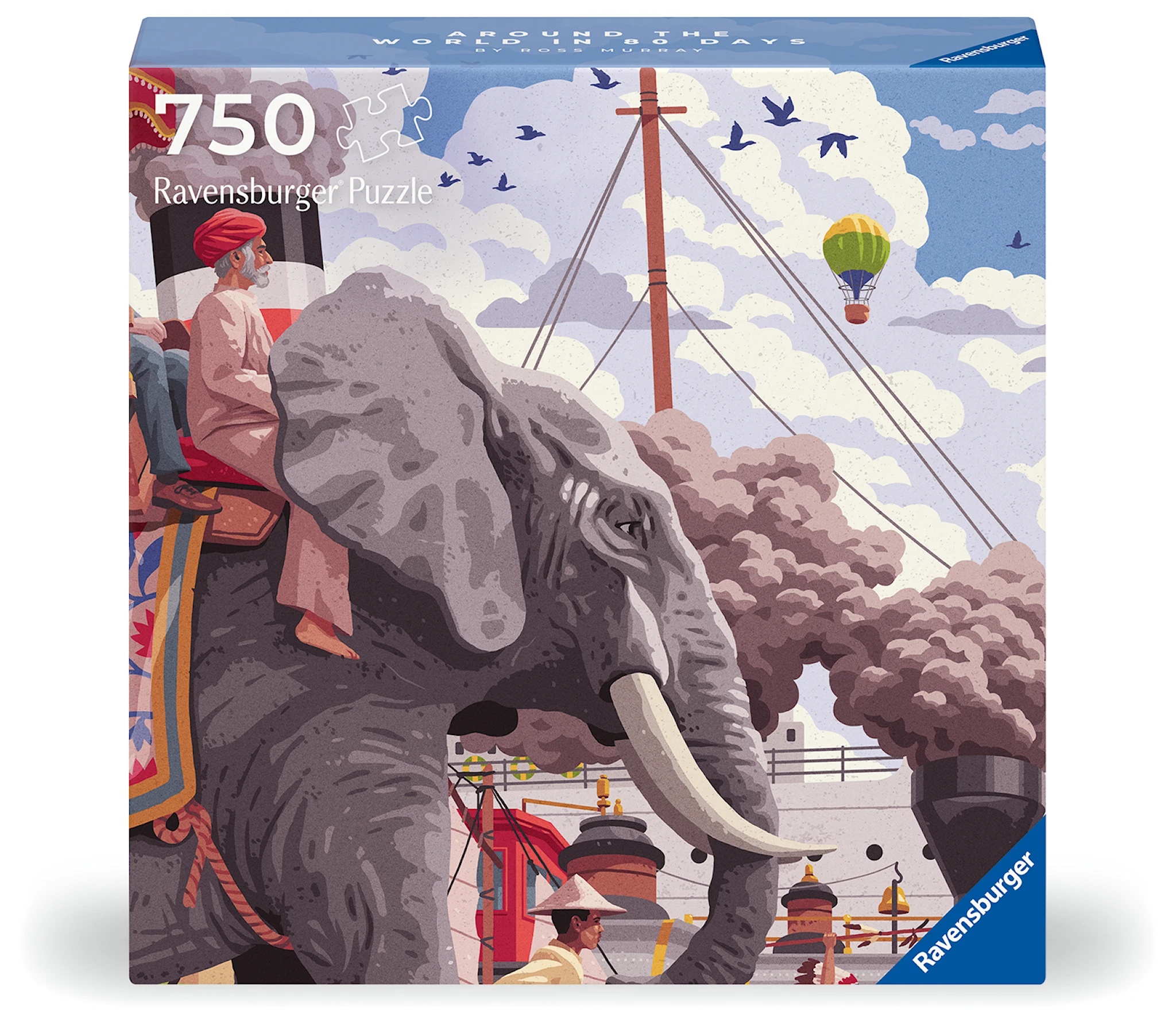 Tuotekuva ille Art&Soul - Around the world in 80 days Palapeli 750 palaa, Ravensburger