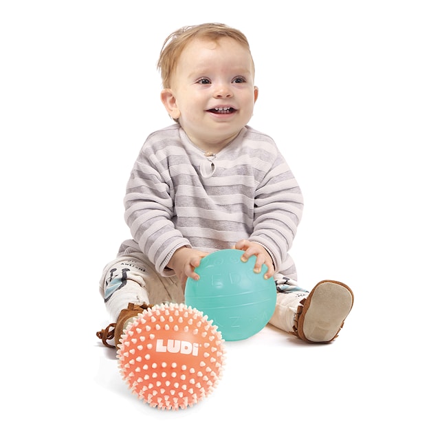 Produktbild 2 för Sensoriska bollar 2-Pack Ludi