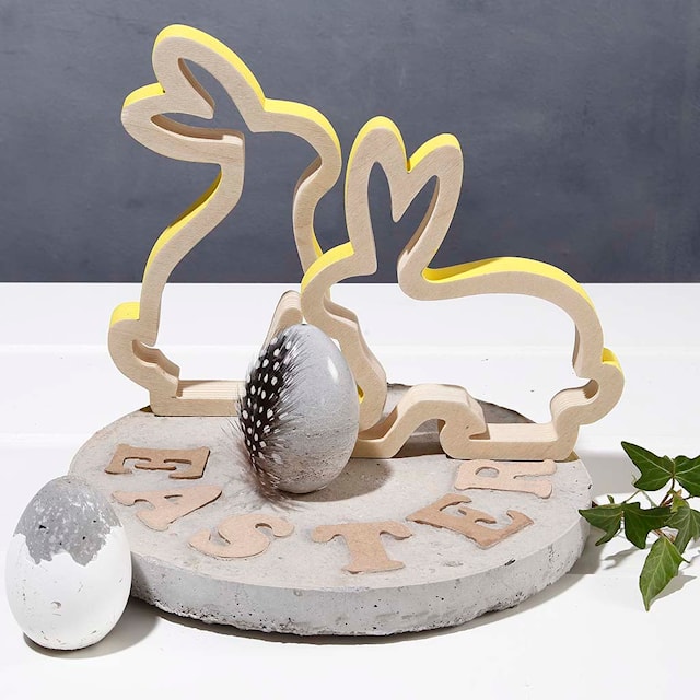 Tuotekuva 3 - Pääsiäispuput, Kork. 14 cm, S: 2 cm, Lev: 13 cm, 2 kpl/ 1 pkt