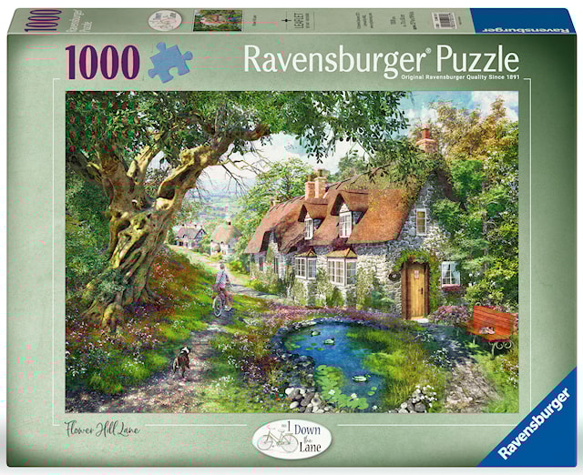 Tuotekuva 1 - Flower Hill Lane Palapelit 1000 palaa, Ravensburger