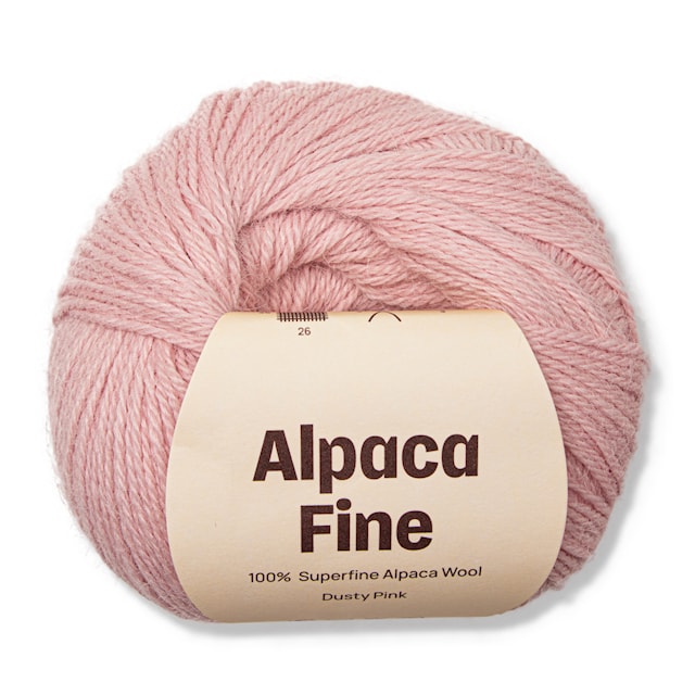 Alpaca Fine 50 g Dusty Pink A221 Adlibris