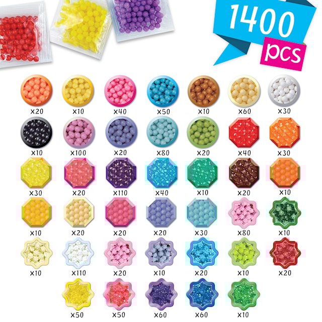 Tuotekuva 6 - Deluxe-laukku 1400 helmeä Aquabeads