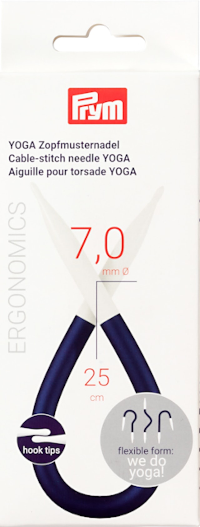 Flätstickor "Yoga" 7,0 mm 1 st Prym