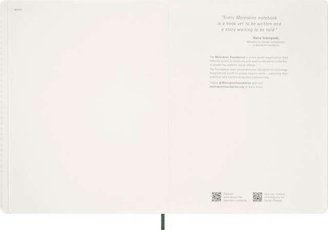 Produktbilde 3 for Kalender 2026 Essential Planner Weekly Vertical XXL Myrtle Green Moleskine