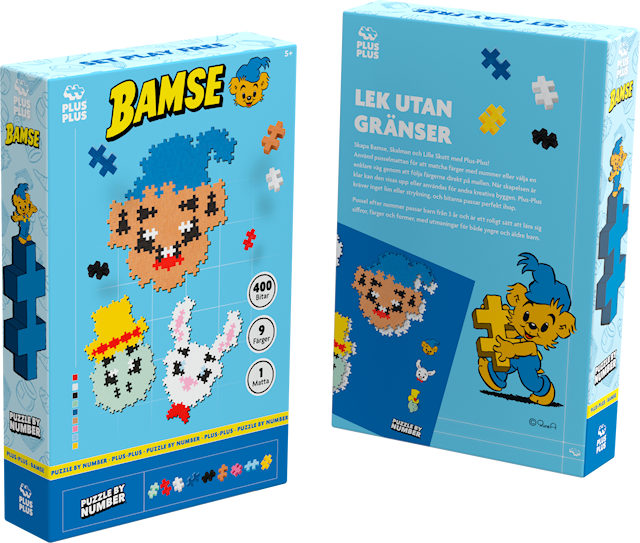 Produktbilde 4 for Plus-Plus Bamse, Skalman & Lille Skutt 400 Biter