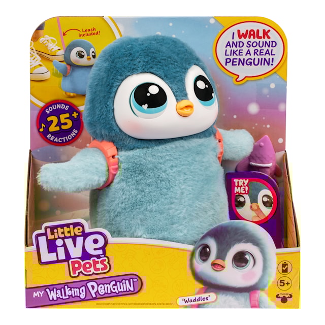 Produktbild 2 för Little Live Pets Interaktiv Pingvin My Walking Penguin