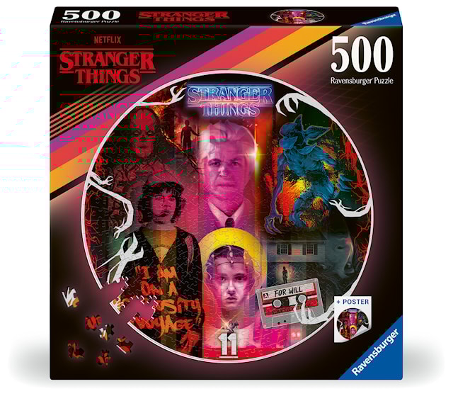 Produktbilde 1 for Puslespill Stranger Things 500 brikker, Ravensburger