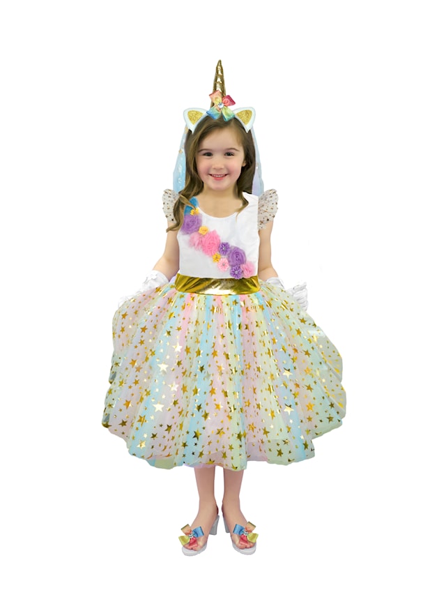 Produktbild 2 för All Dressed Up Deluxe Enhörningsprinsessa