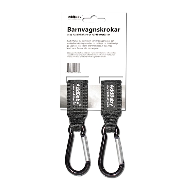Barnevognkroker, 2-pack, AddBaby