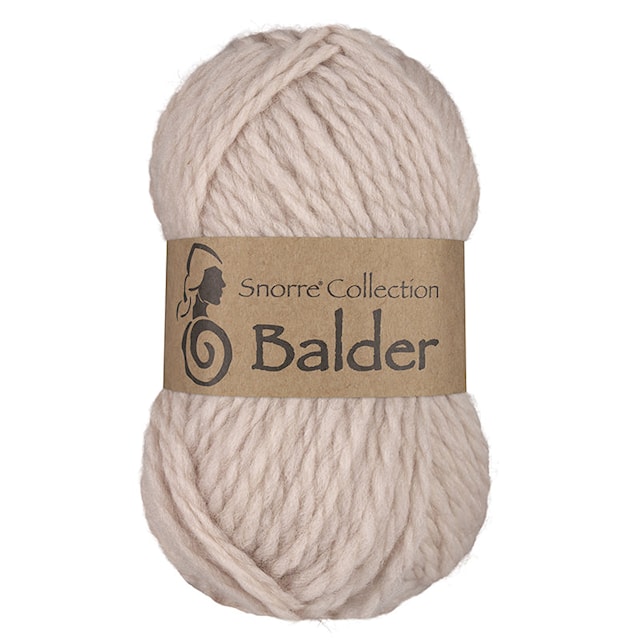 Balder Enfärgade Ull 50g Sand 806, Viking Snorre