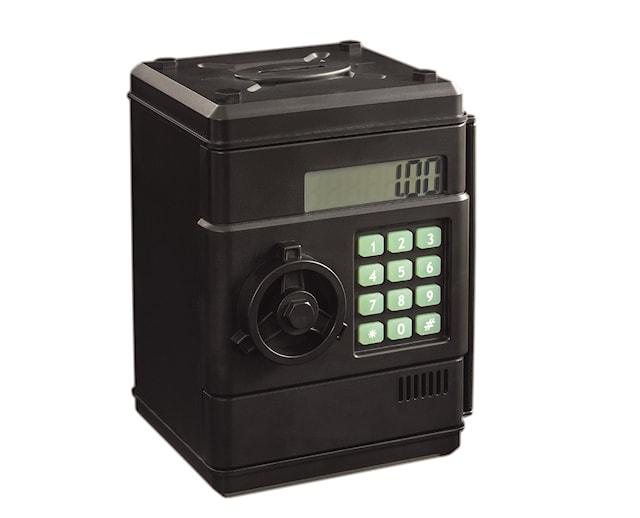 Produktbild 1 för Kassaskåp med Kod och Saldo (SEK)