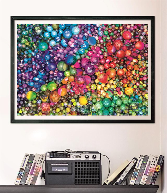 Tuotekuva 4 - Palapelit CB High Quality Collection Colorboom Marbles 1000 palaa, Clementoni