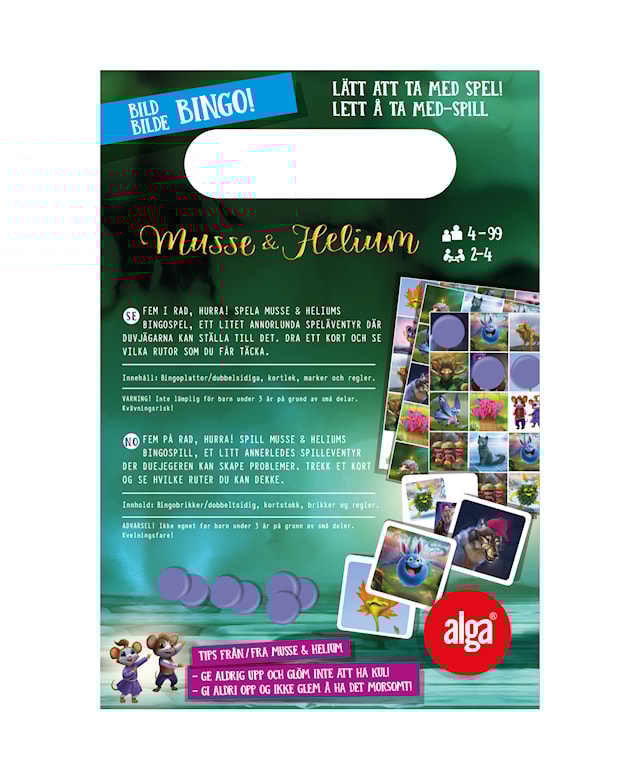 Produktbild 4 för Musse & Helium Bingo (SE/NO)