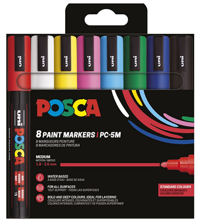 Posca Marker Set 8-p perusvärit