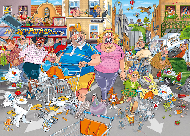 Produktbilde 2 for Wasgij Original 46 Midtgang Madness! Puslespill 1000 brikker