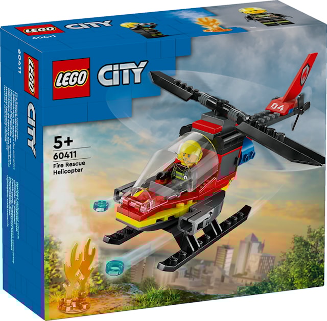 Produktbilde 1 for Brannhelikopter LEGO® City (60411)