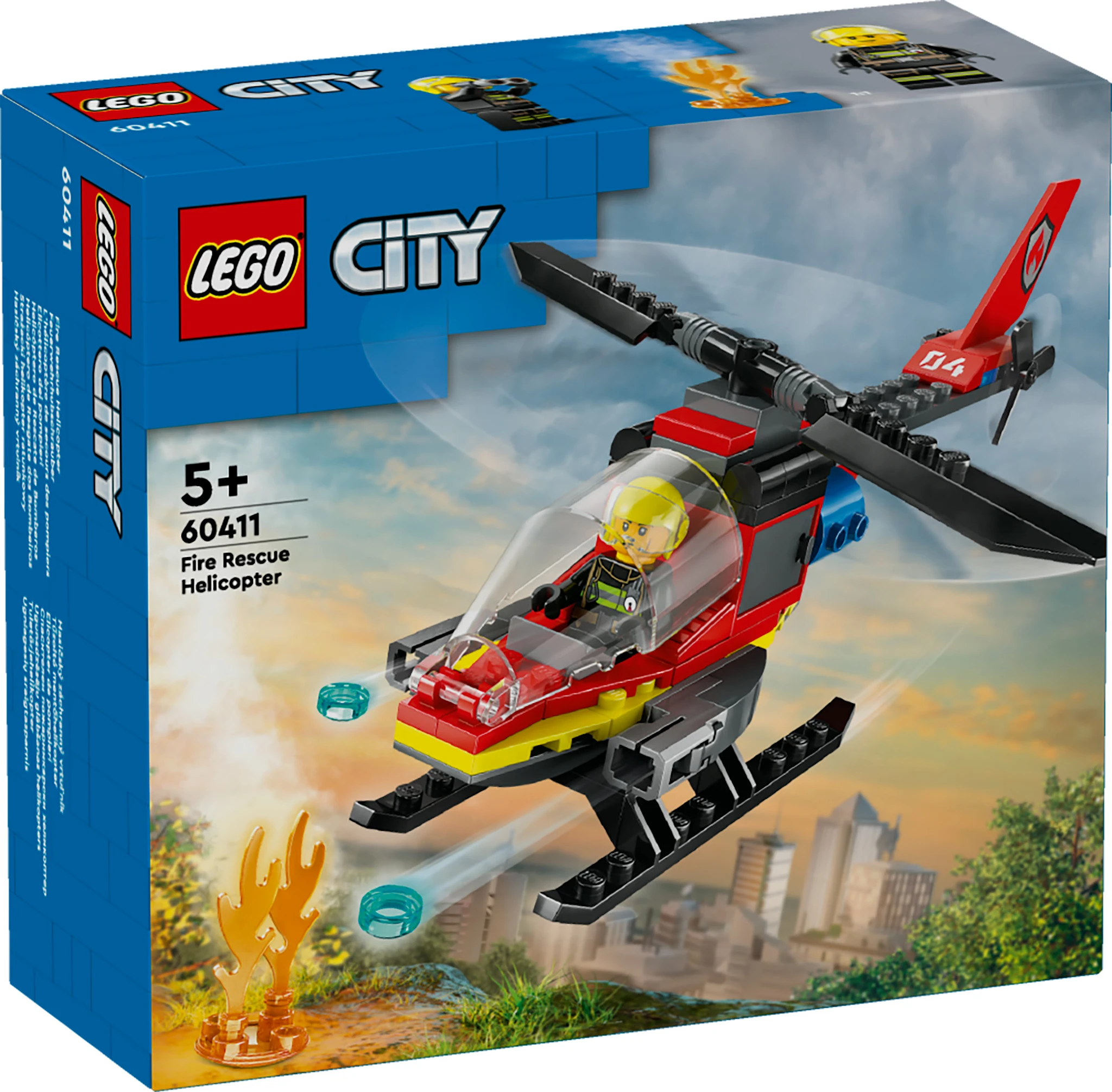Tuotekuva ille Palokunnan pelastushelikopteri LEGO® City (60411)