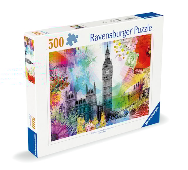 Produktbild 5 för Pussel London Postcard 500 bitar, Ravensburger