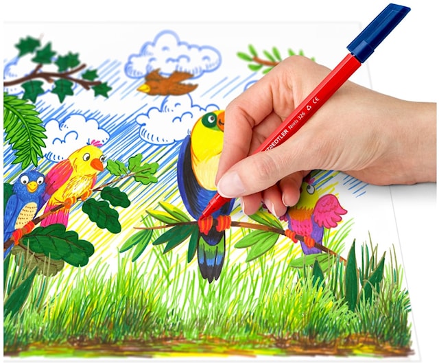 Produktbilde 2 for Noris fiberpenner 10 stk Etui Staedtler