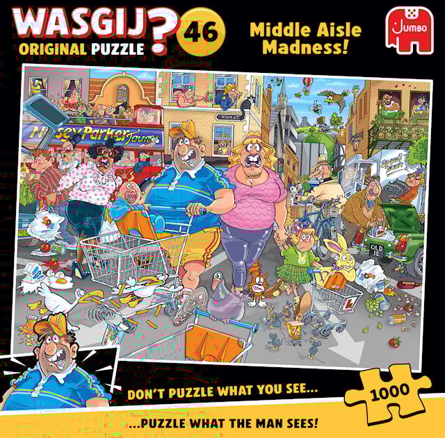 Produktbilde 1 for Wasgij Original 46 Midtgang Madness! Puslespill 1000 brikker