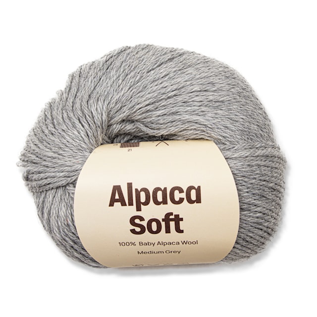 Alpacka Soft 50g Medium Grey  A236 Adlibris
