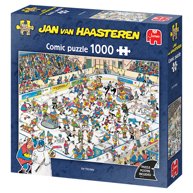 Produktbild 4 för Jan van Haasteren Ice Hockey Pussel 1000 bitar
