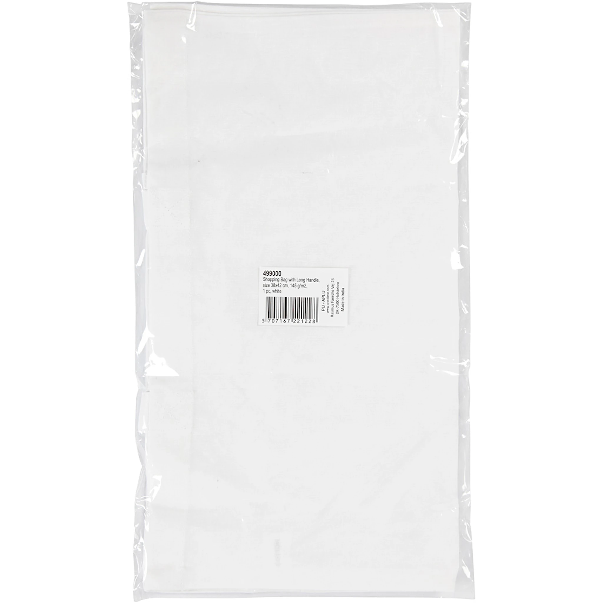 Tuotekuva ille Kangaskassi, koko 38x42 cm, 130 g, valkoinen, 1 kpl