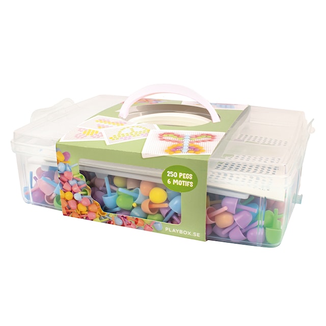 Produktbild 2 för Pysselväska Färgmosaik Playbox