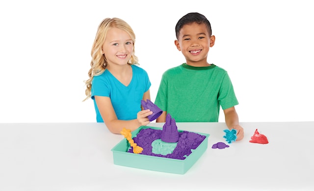 Produktbilde 3 for Kinetic Sand Sandbox Lekeset Lila