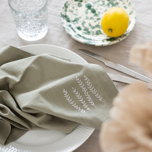 Produktbild 6 för DIY Broderi Servett Creativ Company