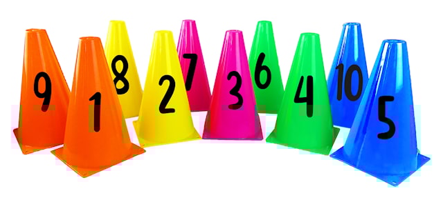 Tuotekuva 1 - Sifferkoner 23 cm Set med 1-10