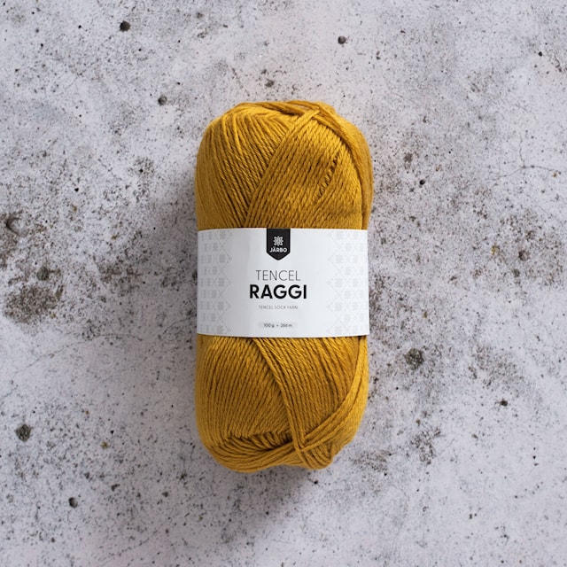 Tuotekuva 1 - Tencel Raggi 100 g Golden Yellow Järbo