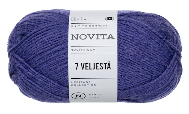 7 Brødre Garn Ullmiks 100 g Mørkeklokke 750 Novita