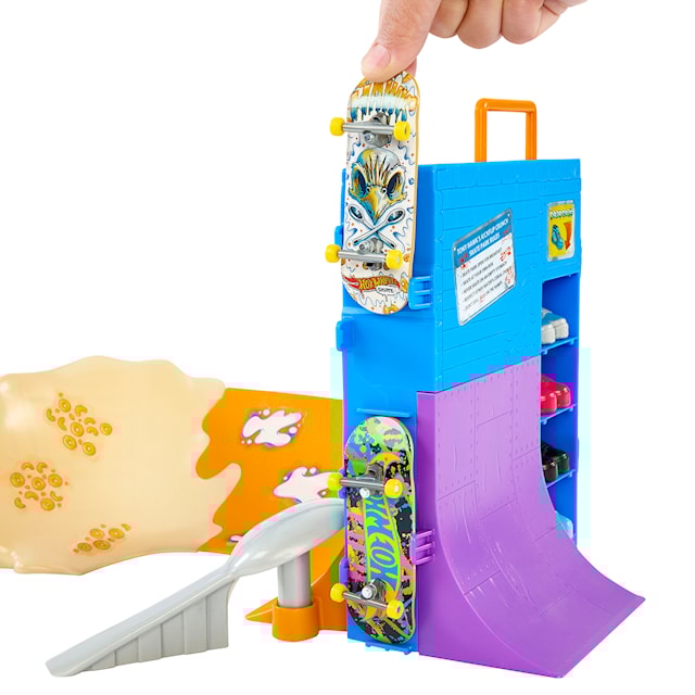 Tuotekuva 4 - Hot Wheels Skate Cereal Skate Bowl -Leikkisetti