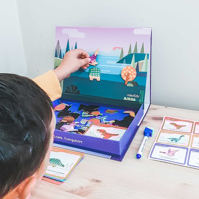 Produktbilde 3 for Magnetpyssel Dinosaurer Bokssett mierEdu