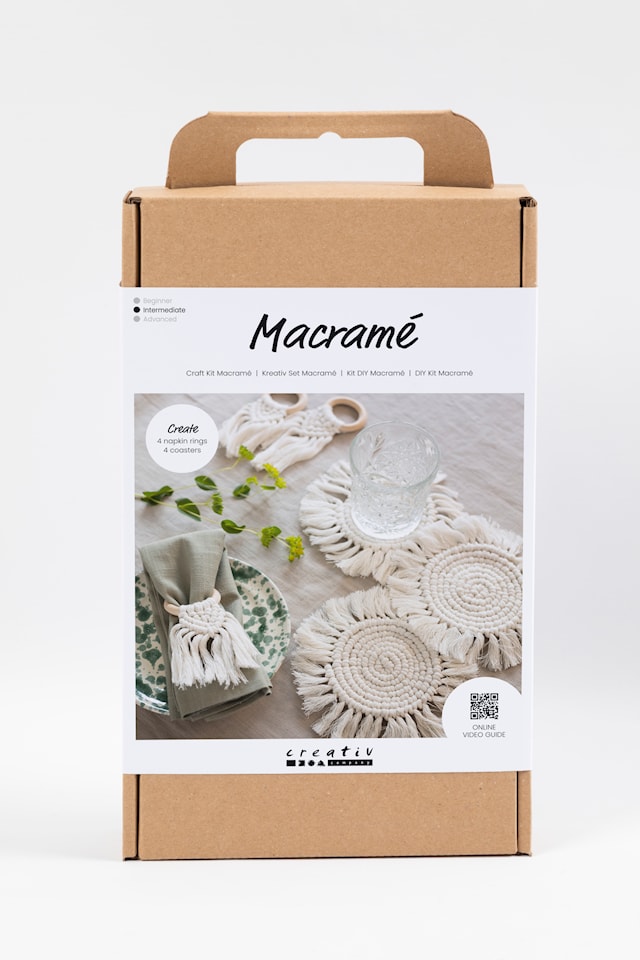 Produktbild 8 för DIY Makramé Bordsdekorationer Off-white Creativ Company