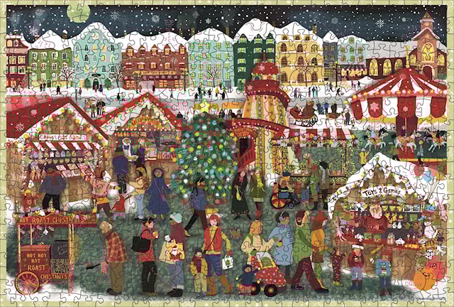 Tuotekuva 2 - Christmas, Wooden 500p Ravensburger
