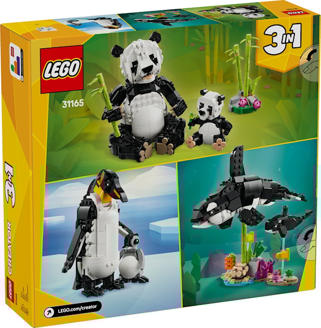 Tuotekuva 3 - Villieläimet: Pandaperhe LEGO® Creator (31165)