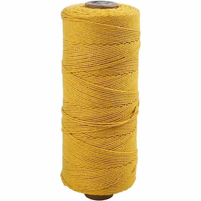 Produktbild 2 för Knytgarn 250g Gul