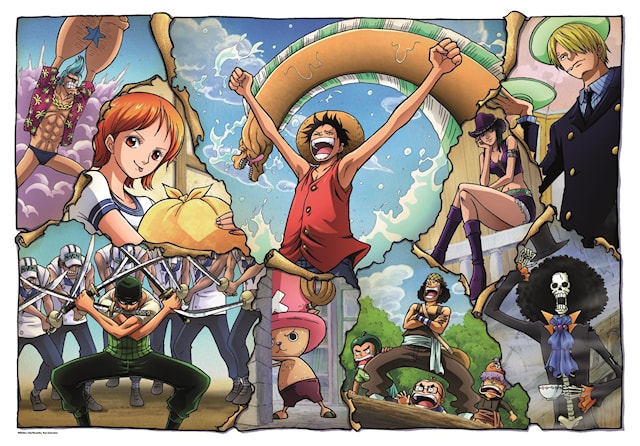 Tuotekuva 2 - Pussel Anime Cube One Piece 500 bitar, Clementoni