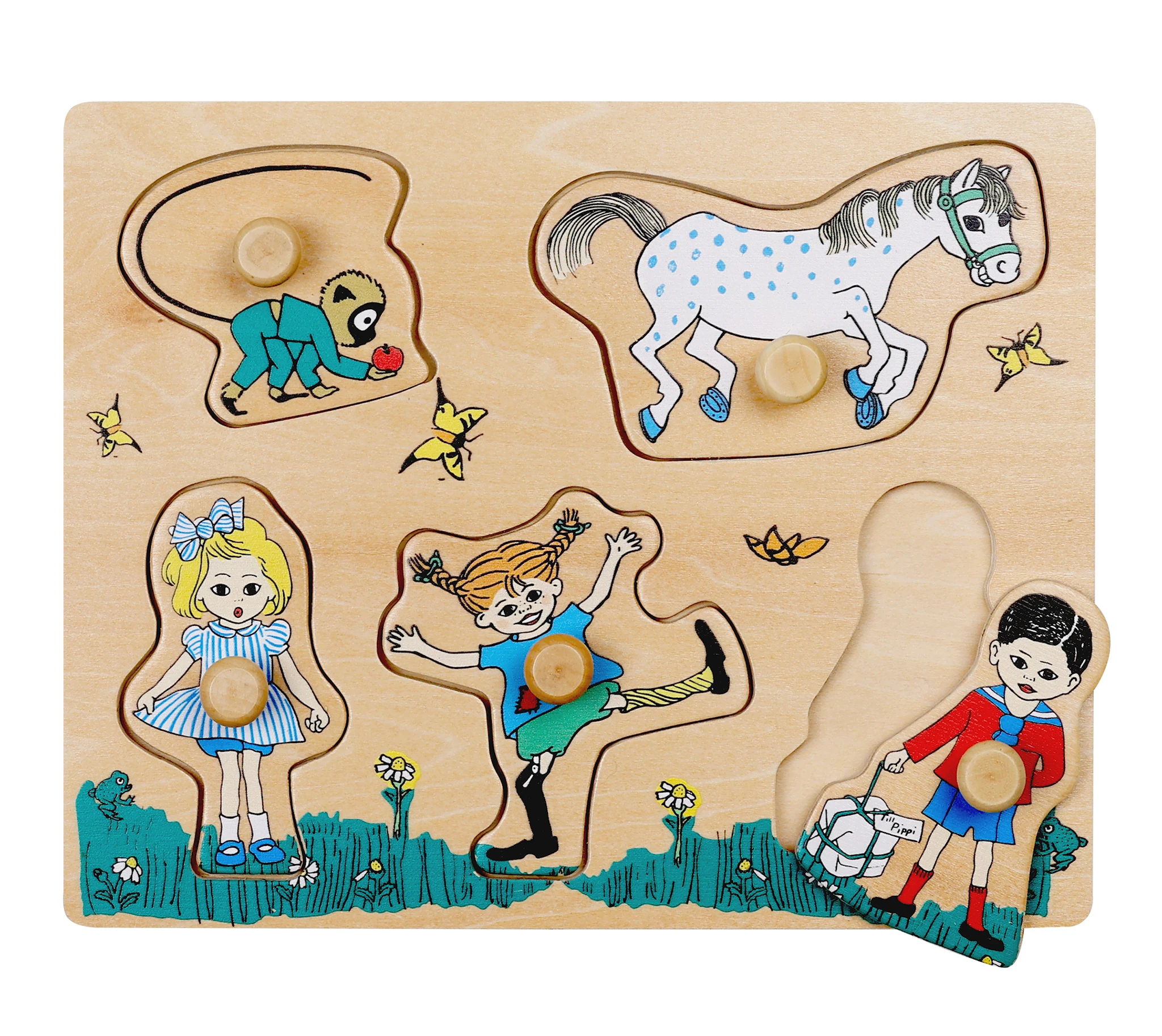 Produktbild för Pippi Knoppussel 5 Bitar Micki