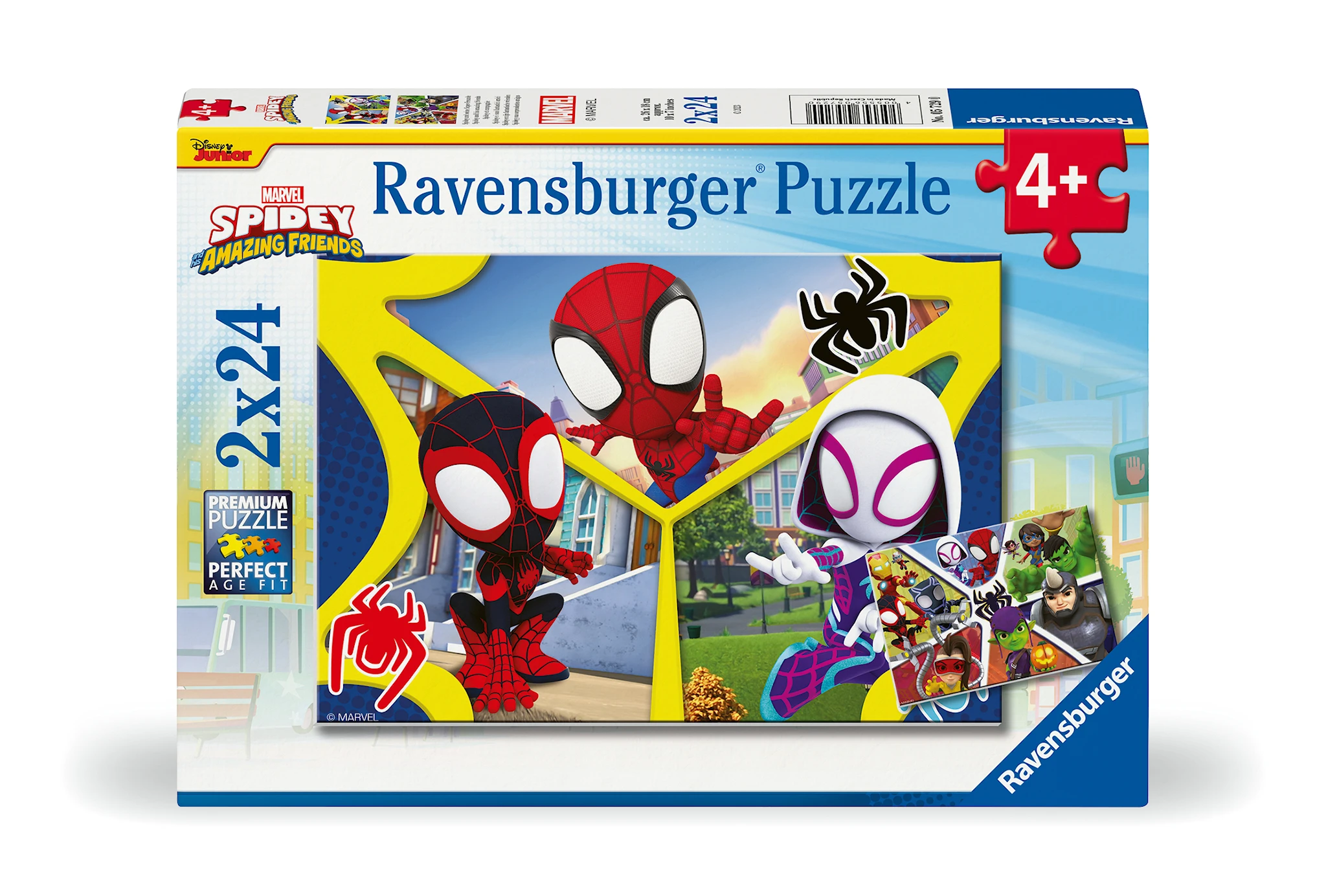 Produktbild för Pussel Spidey And Amazing Friends 2x24 bitar, Ravensburger