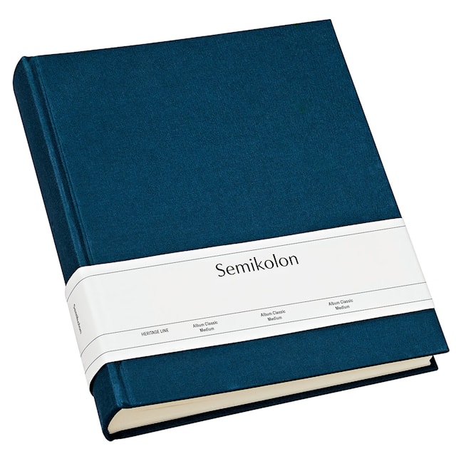 Tuotekuva 1 - Valokuva-albumi Classic Medium Marine Semikolon