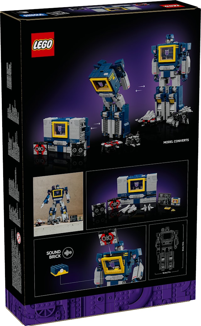 Produktbilde 4 for Transformers: Soundwave LEGO®-ikoner (10358)